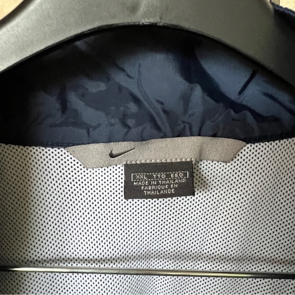 Vintage Y2K Nike Navy Blue Windbreaker Size XXL - Picture 6 of 7